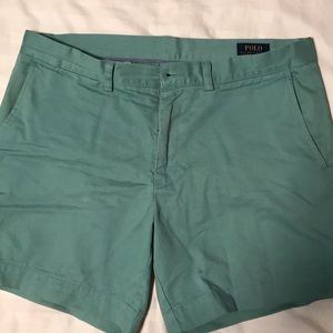 Polo Classic Fit Shorts. 6” inseam.